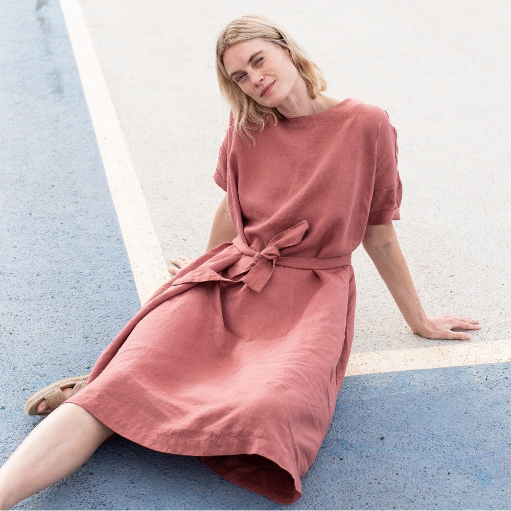 Not Perfect Linen RENNES-2 dress